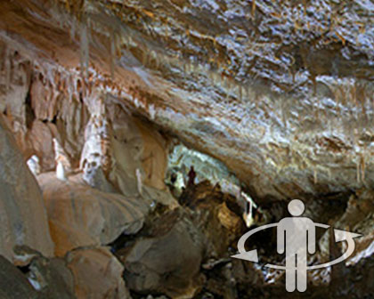 360 Wild Cave Hall Panorama