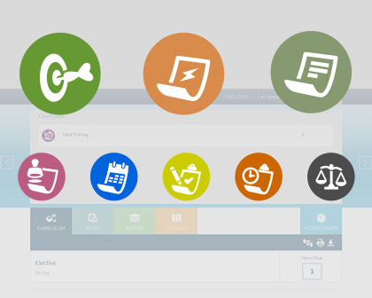 Elearning Platform UI icons