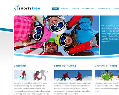 Winter Sports Training Website